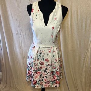 Flower print dress